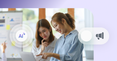 Image shows how AI marketing automation works