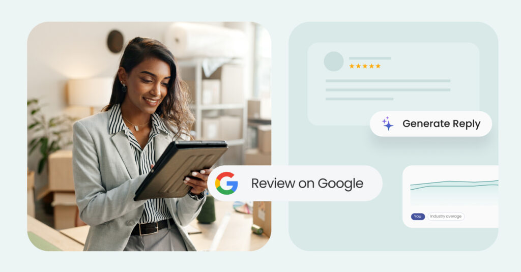 Image shows how businesses can make the most of Google reviews in the UK