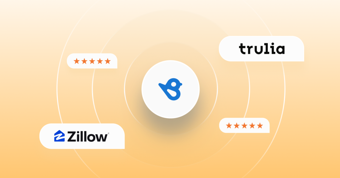 [Feature image] Birdeye Adds Zillow and Trulia Reviews to its Network