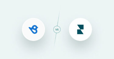 Image shows Birdeye vs Reputation logos
