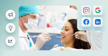 featured image for cosmetic dentistry social media marketing