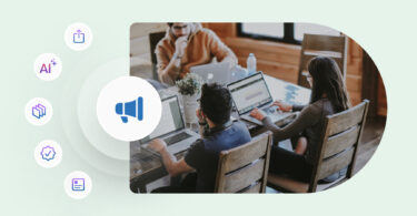 Agency discussing social media management strategies