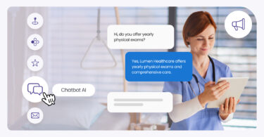 Image shows how Birdeye works as an effective healthcare marketing tool