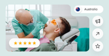 Image shows examples of Dental marketing Australia