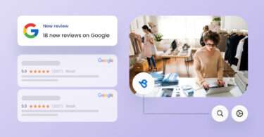 Image shows how businesses can track Google reviews