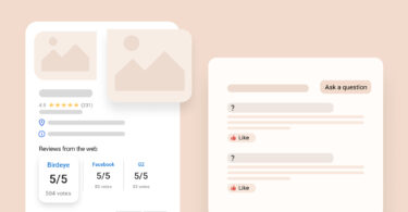 Image shows how Google Business Profile Q&A look like