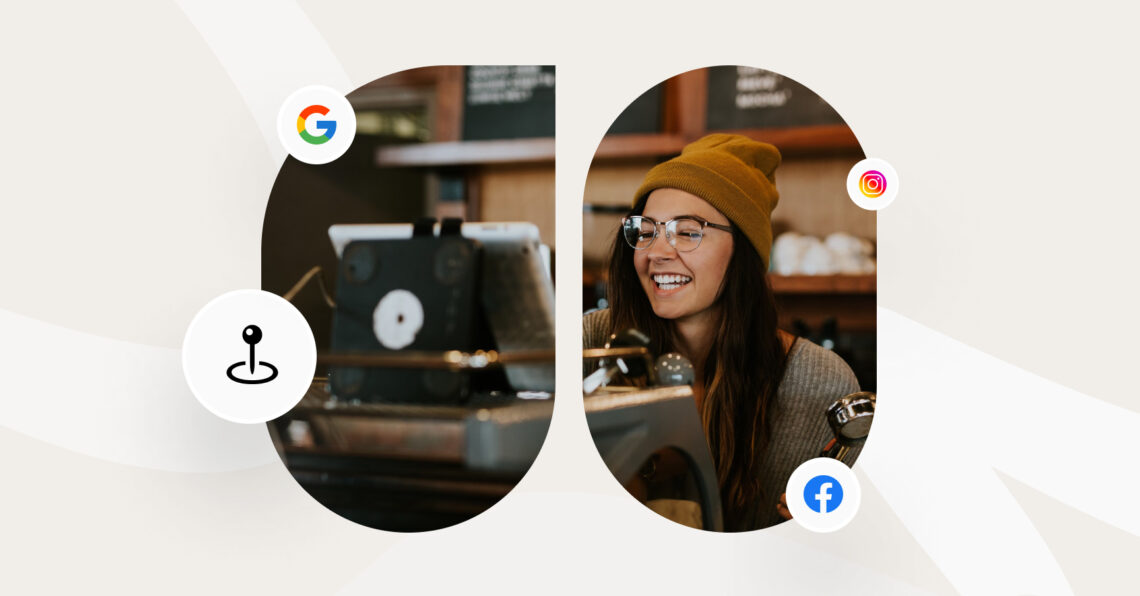 Woman who uses hyperlocal social media management to grow a business.