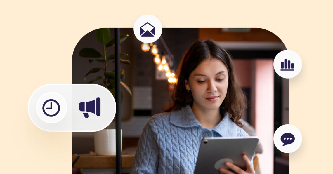 Image shows real-time marketing in action