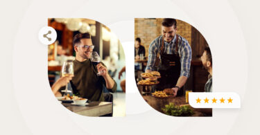 image shows restaurant review examples coming in handy for promotions