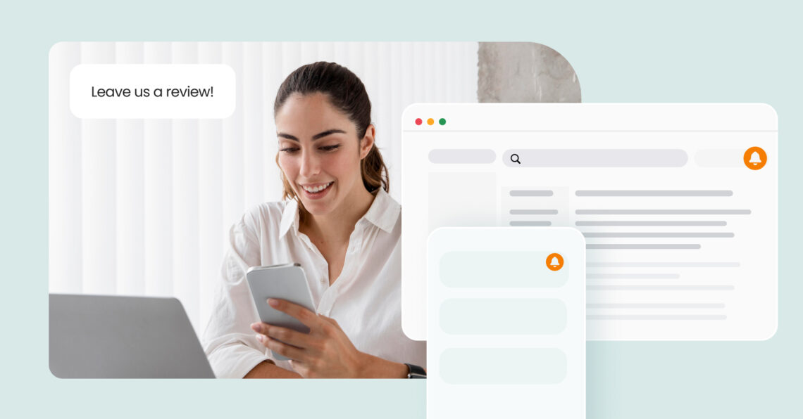 SMS vs. email review requests