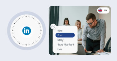 Image shows how knowing the best time to post on LinkedIn UK helps businesses