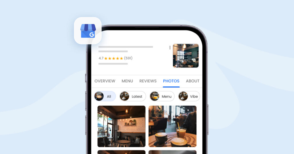 Image shows a preview of Google My Business photos