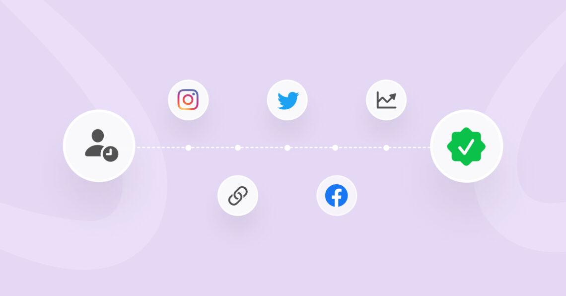 Image illustrating a social media approval workflow.