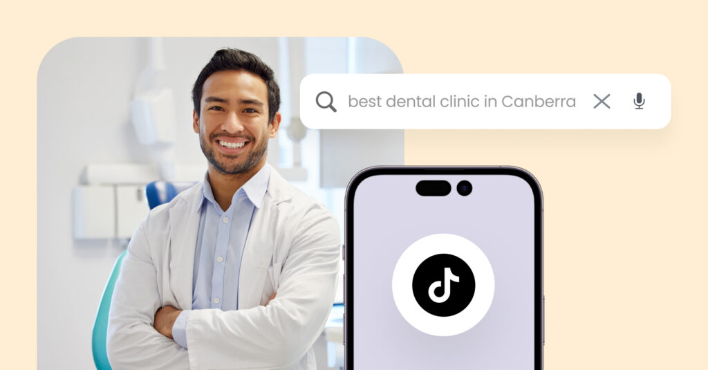 image shows an example of how businesses can use tiktok seo