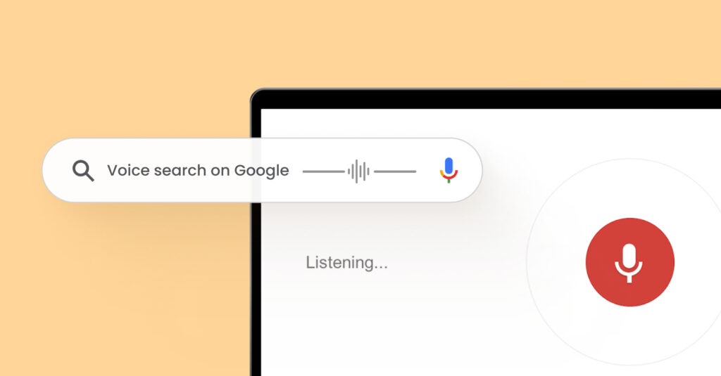 Voice search on Google is a technology that allows you to search for information using your voice, instead of typing