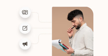 Image shows how businesses can use curated content for their marketing efforts