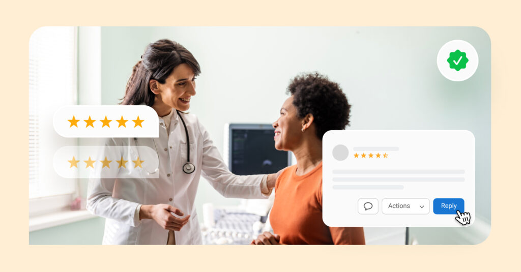 featured image for doctor review management