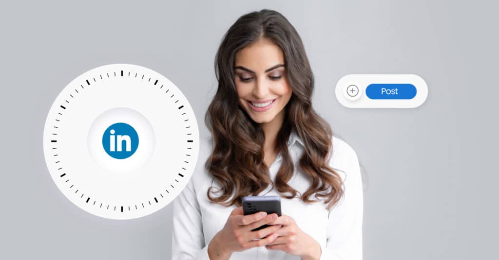 [Feature image]The best time to post on LinkedIn