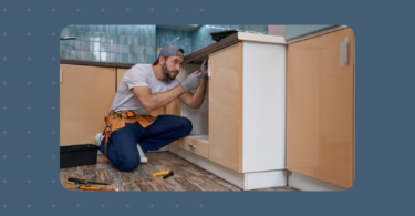 Houzz reviews got this home improvement professional this job installing kitchen countertops.