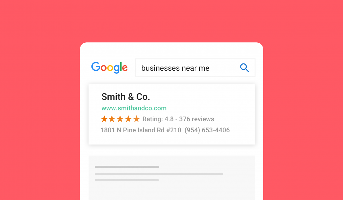 Example of Google's rich snippets