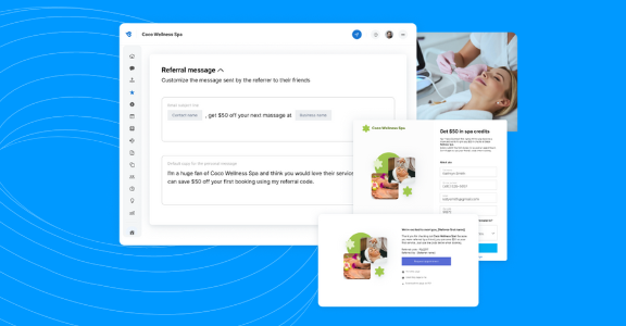 Snapshot of Birdeye's referral software to help boost your refer a friend campaign.