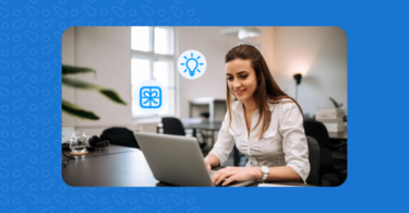 Business woman developing referral program ideas to boost sales.