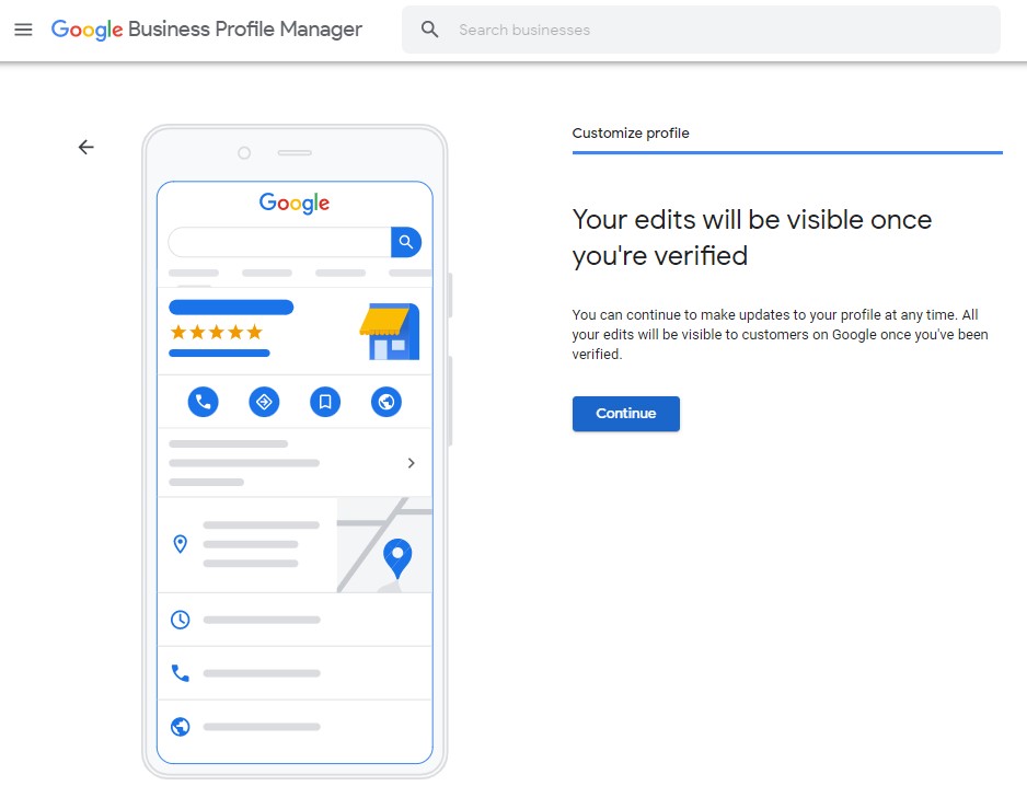 Google Business Profile Verification