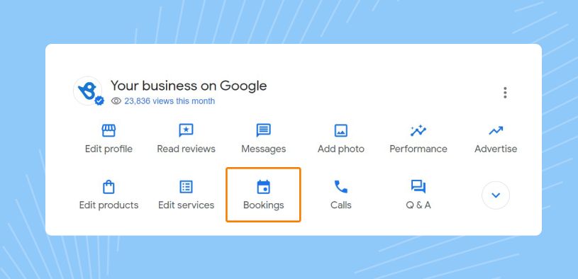 How to manage bookings from Google Business Profile dashboard