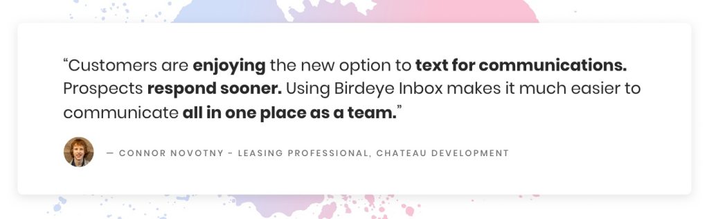 Customer messaging software