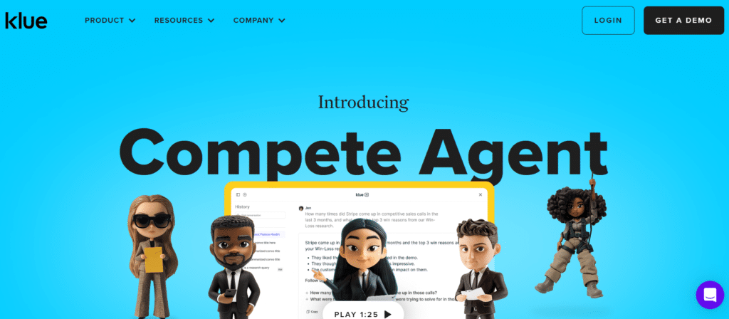 Get side-by-side competitive analysis and more with Klue