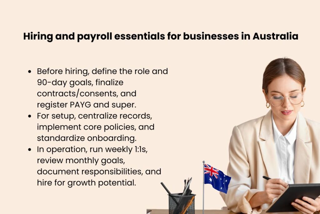 Hiring and payroll essentials for businesses in Australia