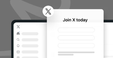 Image showing how to create a Twitter business profile.