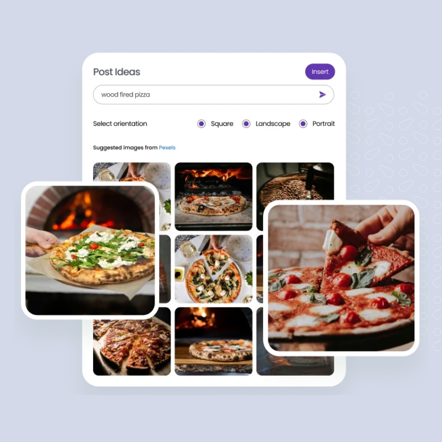 Image shows how to create images for social media posts with Birdeye Social AI