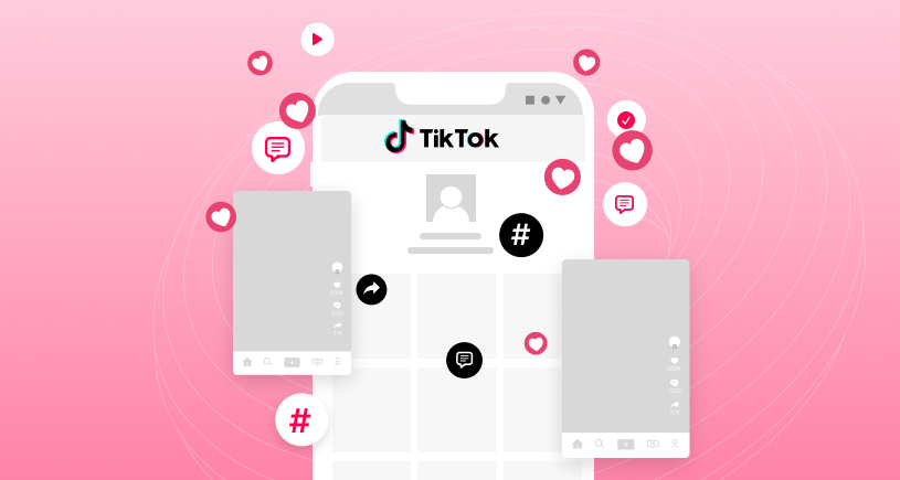 Image depicting TikTok's algorithm
