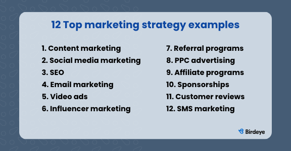 12 Marketing Strategy Examples Plus Tips Birdeye 4917