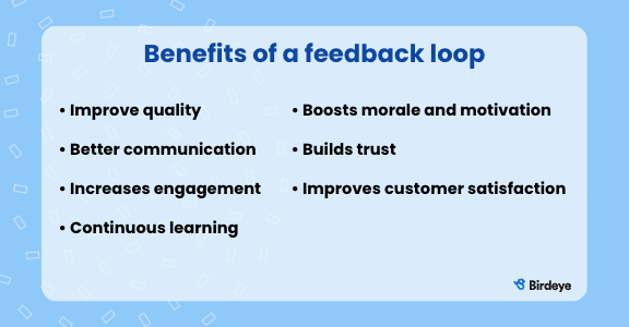 7 Key benefits to feedback loops, plus examples | Birdeye