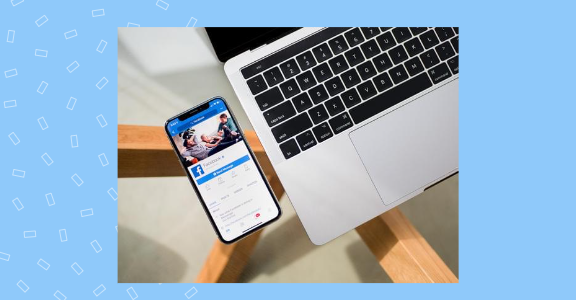 Facebook app open on a mobile device.