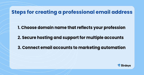 How to create a professional email address