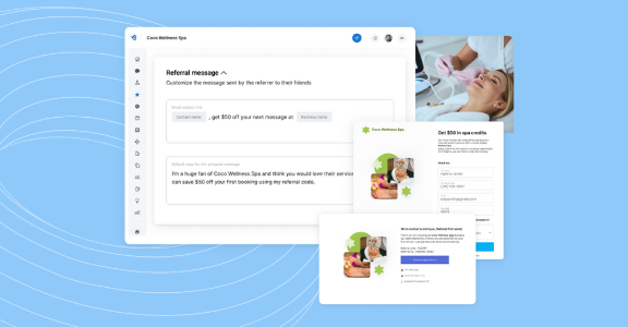 Birdeye's referral program templates.