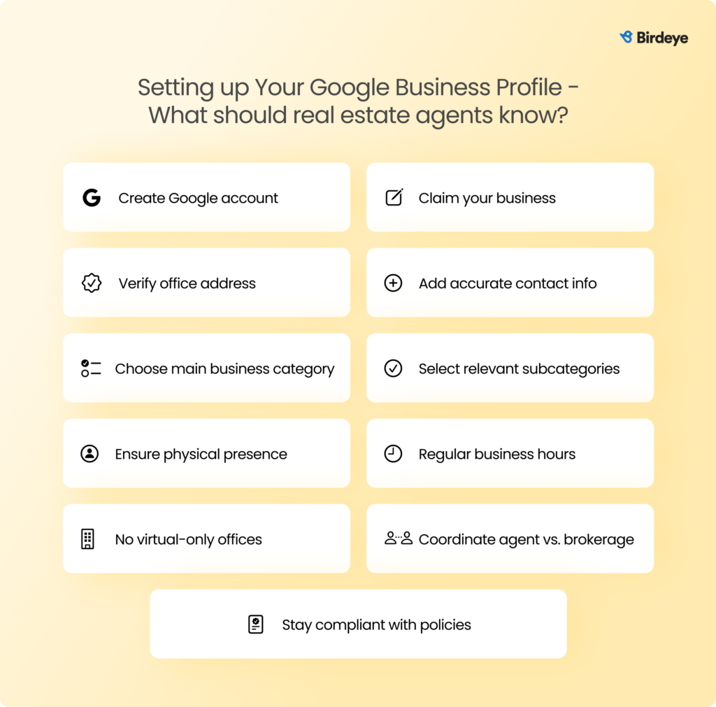 Steps to set up your Google Business Profile