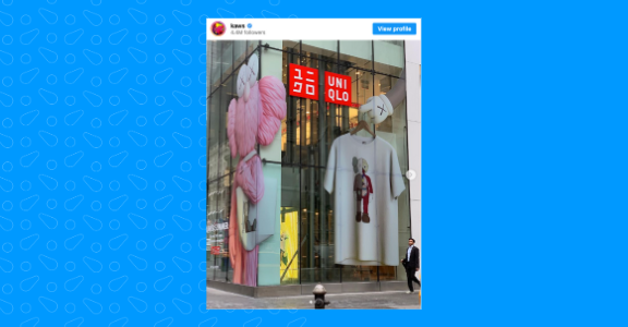 KAWS & Uniqlo brand collaboration.