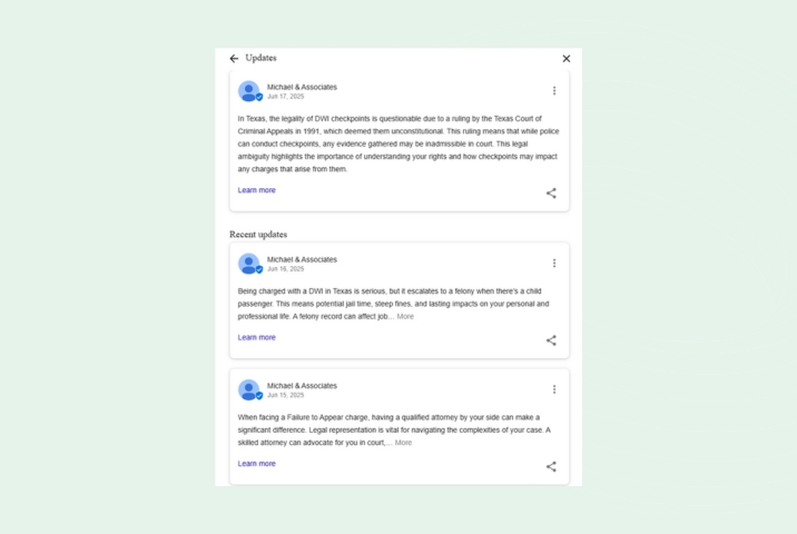 Law firm local content marketing