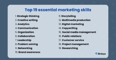 19 Essential Marketing Skills To Master | Birdeye