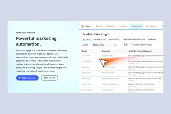 Marketo landing page 