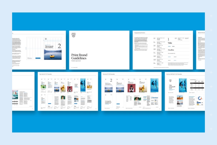 Mayo clinic brand identity and branding guidelines example