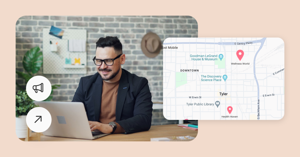 Image shows how Birdeye enables multi-location SEO campaigns