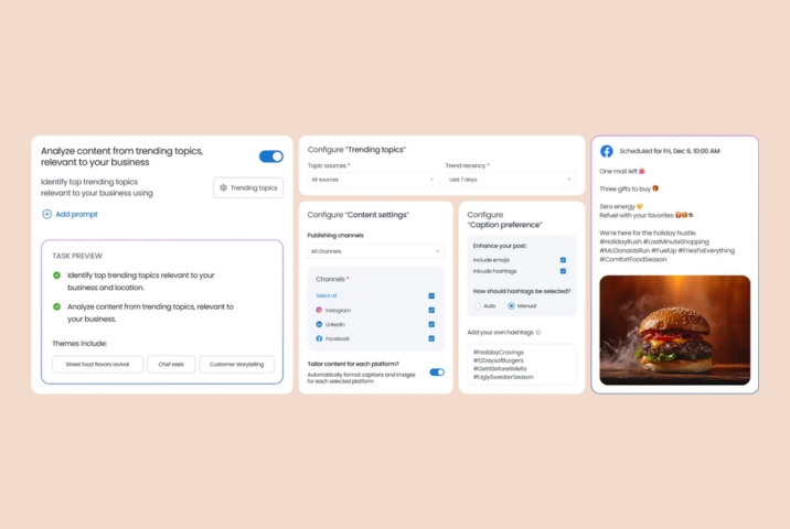 Image shows how to implement marketing automation for social media publishing with Birdeye 