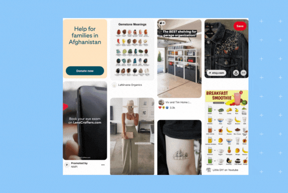Image shows how Promoted Pins look on Pinterest