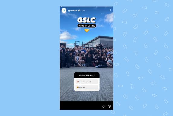 The image shows how businesses can use Instagram stories to conduct polls