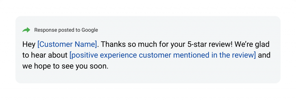 positive review response 1